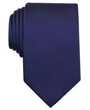 Мужской атласный однотонный галстук Perry Ellis
