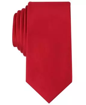 Мужской атласный однотонный галстук Perry Ellis