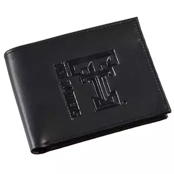 Мужской черный кошелек Texas Tech Red Raiders Hybrid Bi-Fold