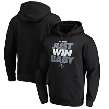 Мужской черный пуловер с капюшоном Fanatics с логотипом Las Vegas Raiders Hometown