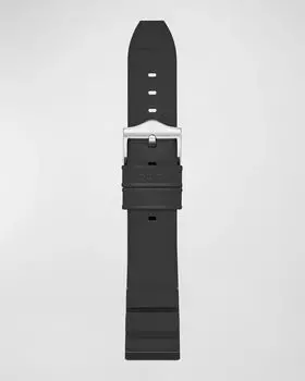 Мужской черный резиновый ремешок для часов Pro-Diver, 20 мм ZODIAC, цвет Black