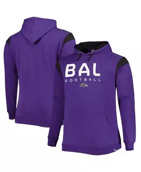 Мужской фиолетовый пуловер с капюшоном Baltimore Ravens Big and Tall Call the Shots Fanatics