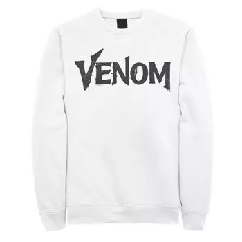 Мужской флис с логотипом Venom Symbiote Marvel