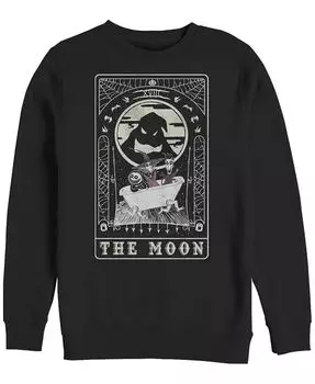 Мужской флисовый пуловер «Кошмар перед Рождеством» The Moon Crew Fifth Sun, черный