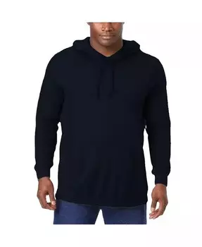 Мужской флисовый пуловер Ultra-Comfort для больших и высоких KingSize, черный