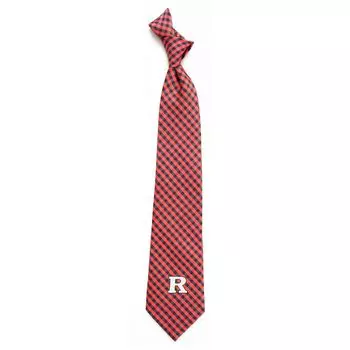 Мужской галстук в клетку Rutgers Scarlet Knights