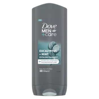 Мужской гель для душа 3в1, 400 мл Dove Men+Care eucalyptus+mint