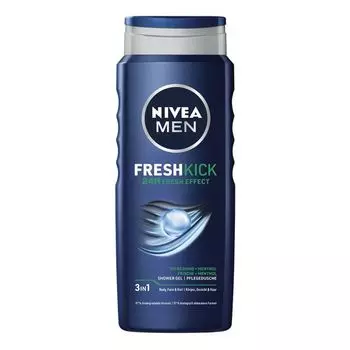 Мужской гель для душа Fresh Kick Nivea Men, 500 мл