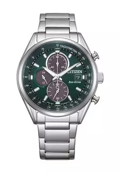 Мужской хронограф CA0459-79 CITIZEN, зеленый