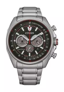Мужской хронограф CITIZEN, цвет Silber/Schwarz