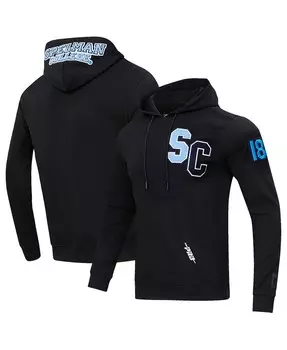 Мужской классический пуловер с капюшоном черного цвета Spelman College Jaguars University Pro Standard