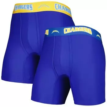 Мужской комплект из 2 трусов-боксеров Concepts Sport Royal/Gold Los Angeles Chargers