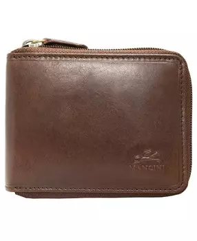 Мужской кошелек Boulder Collection с защитой RFID на молнии и съемным футляром Mancini