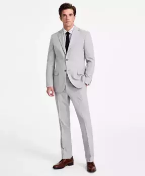 Мужской костюм Modern-Fit Nested DKNY, серый