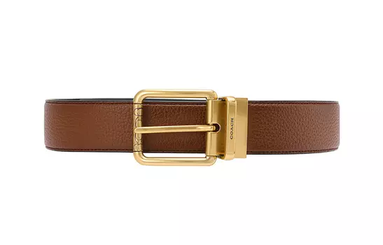 Мужской кожаный ремень COACH, Brown