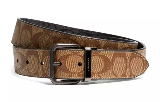 Мужской кожаный ремень COACH, Brown