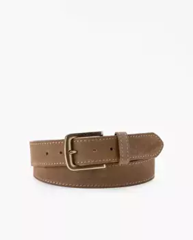 Мужской кожаный ремень Levi's, темно-коричневый