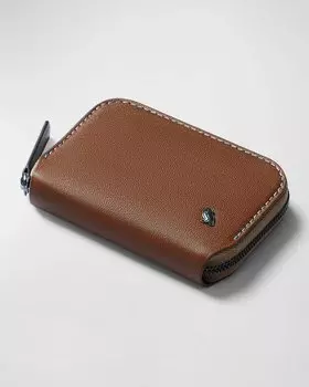 Мужской мини-кошелек на молнии Folio Bellroy, цвет Hazelnut