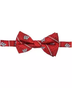 Мужской оксфордский галстук-бабочка Red Wisconsin Badgers Eagles Wings