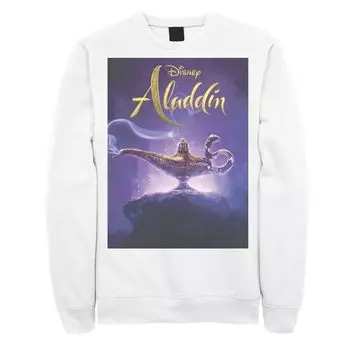 Мужской постер Aladdin, флисовая лампа с изображением Джина Disney, белый
