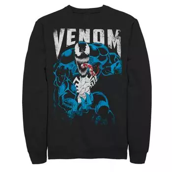Мужской потертый свитшот Venom Marvel