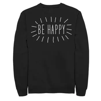 Мужской простой свитшот Fifth Sun Be Happy Licensed Character