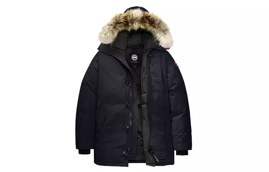 Мужской пуховик Canada Goose, темно-синий