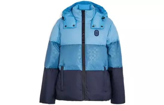 Мужской пуховик COACH, цвет Blue Melange