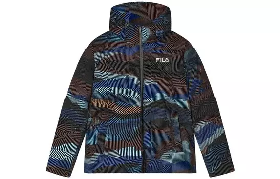 Мужской пуховик FILA, цвет Allover Print