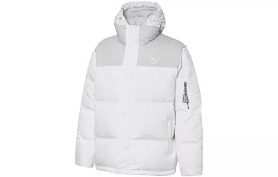 Мужской пуховик Puma, Белый