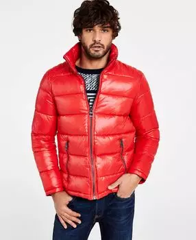 Мужской пуховик с капюшоном GUESS
