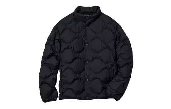 Ультралегкая пуховая стеганая куртка Uniqlo Wave Unisex, 09 черный