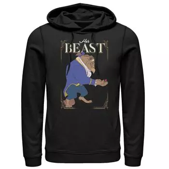 Мужской пуловер с капюшоном Disney Beauty & The Beast Her Beast