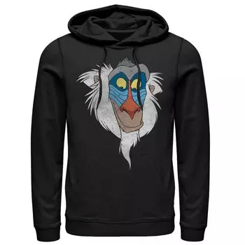 Мужской пуловер с капюшоном Disney The Lion King Rafiki Big Face