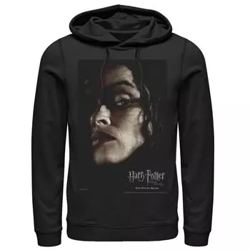 Мужской пуловер с капюшоном и рисунком «Дары смерти Беллатрикс» Harry Potter