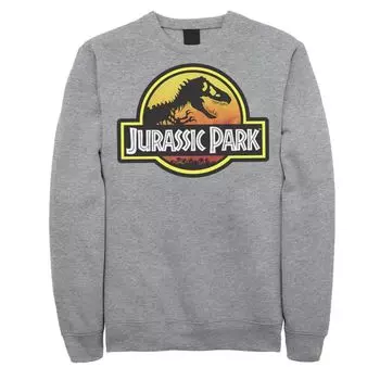 Мужской пуловер с логотипом Jurassic Park Sunset Licensed Character