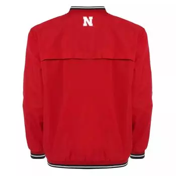Мужской пуловер с ветрозащитной оболочкой Franchise Club Nebraska Cornhuskers Trainer