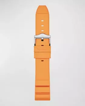 Мужской резиновый ремешок для часов Pro-Diver оранжевый, 20 мм ZODIAC, цвет Orange