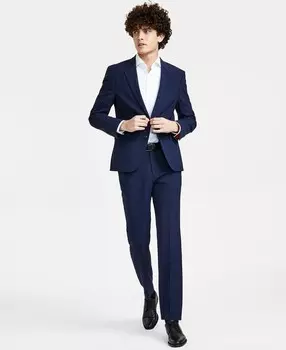 Мужской шерстяной костюм современного кроя Hugo Boss
