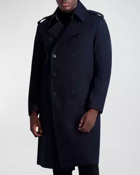 Мужской шерстяной плащ Karl Lagerfeld Paris
