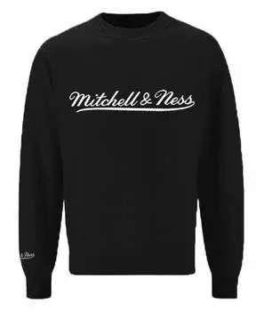 Мужской свитер с логотипом Mitchell ness Mitchell And Ness, черный