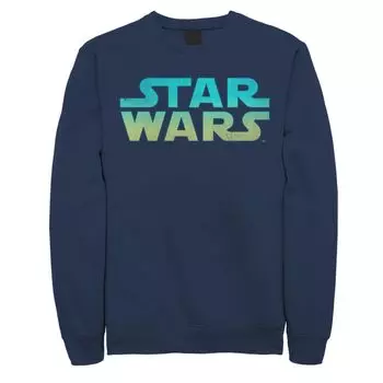 Мужской свитшот с неоновым логотипом Star Wars