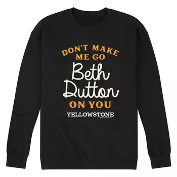 Мужской свитшот Yellowstone Beth Dutton Licensed Character