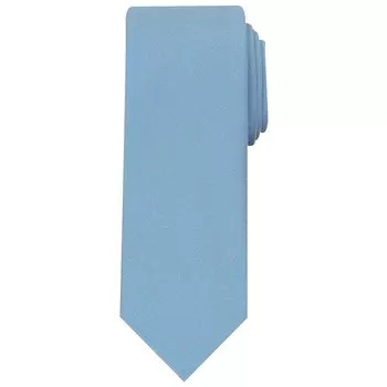 Мужской тонкий однотонный галстук на заказ Bespoke, цвет Blue Bay Solid