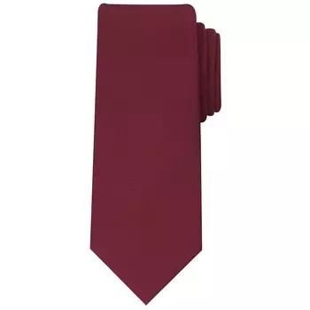 Мужской тонкий однотонный галстук на заказ Bespoke, цвет Red Iris