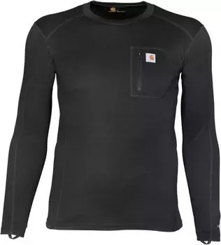 Мужской топ Carhartt Force Midweight с микросеткой, черный