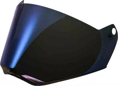 MX436 Пионерский козырек LS2, иридий синий