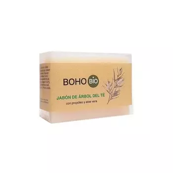 Мыло чайного дерева с прополисом и алоэ вера органическое 100 г Boho