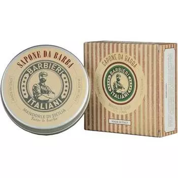 Мыло для бритья с миндальным маслом, 100г Barbieri Italiani Sapone Da Barba Mandorle Di Sicilia