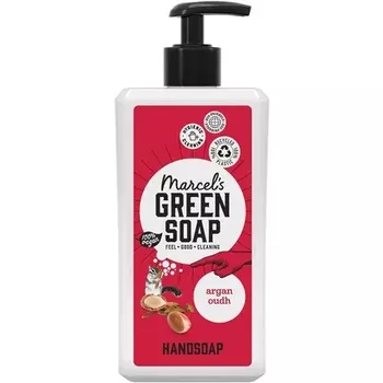 Мыло для рук Аргана и Уд, дозатор для мытья рук, 500 мл, Marcel'S Green Soap